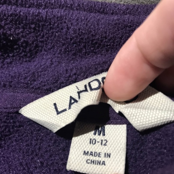 Lands End Fleece Jacket - Picture 2 of 3